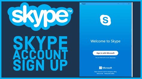 skype sing up|create a account in skype.